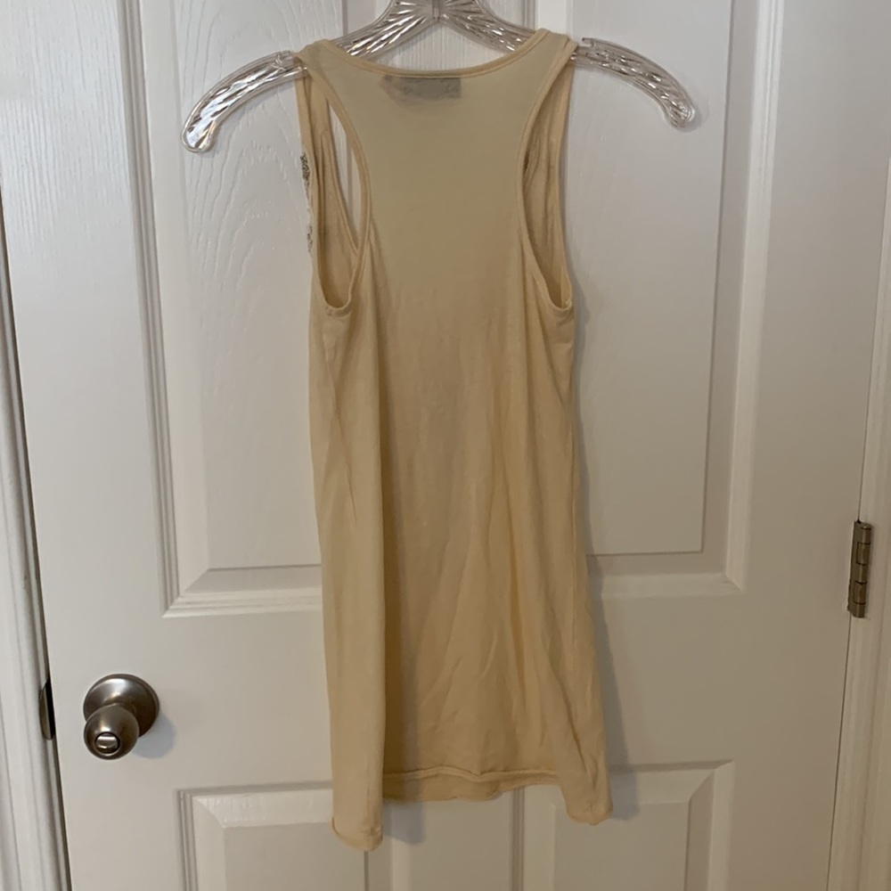 Realitee Racerback Tank Top with Flower Detail - Picture 4 of 5